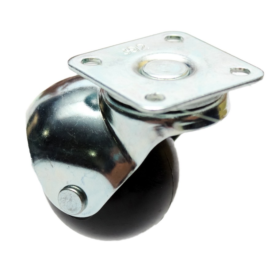 RODO BOLA CAUCHO CON PLANCHA GIRAT. 40MM HC234 (JGO 4)