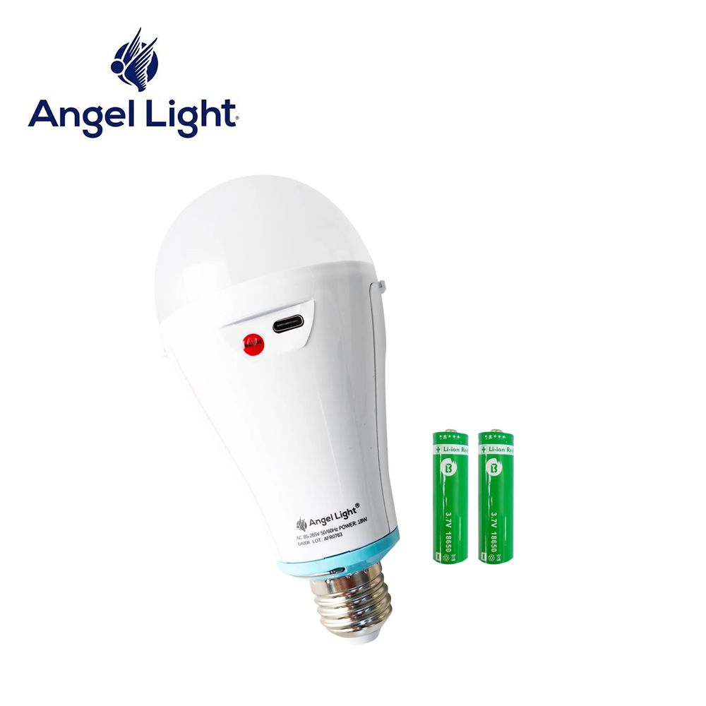 BOMBILLO LED 18W EMERGENCIA 2EN1 USB C 6.4K E27 A105-A70-18W-E
