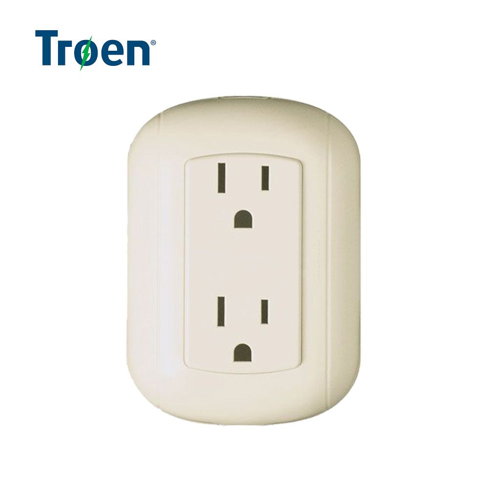 TOMA CTE. DOBLE SOBREPONER TROEN A136-P78W
