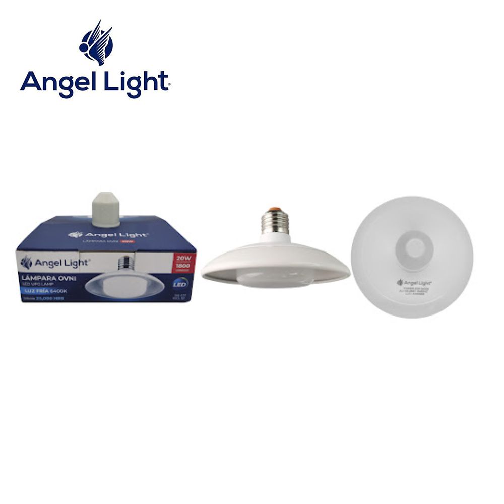 LAMPARA LED TECHO OVNI CON ROSCA BLANCO E27 20W AL-LPUF-20W-W/AL-LPUF-20W-W