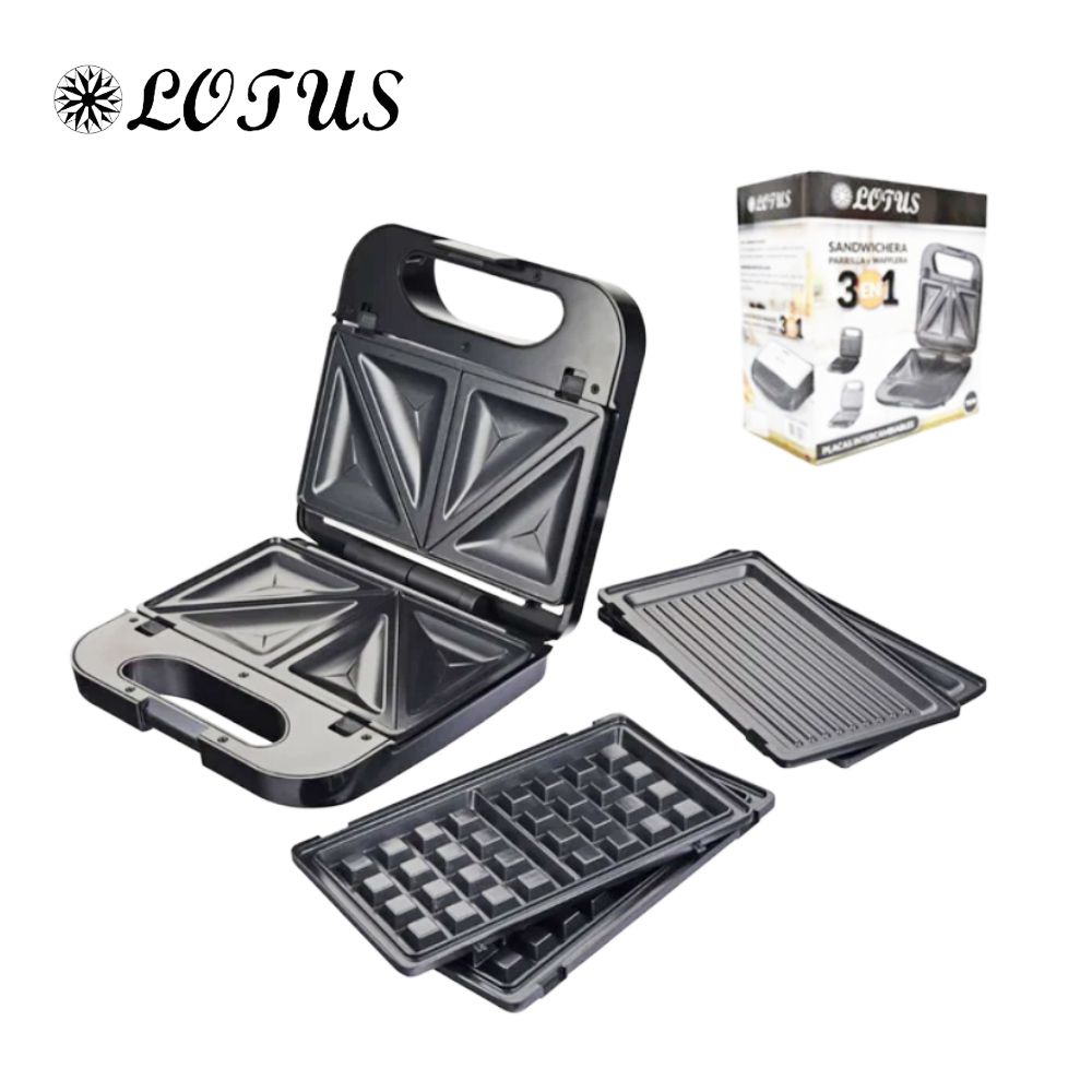 SANDWICHERA ELECTRICA 3 PIEZAS LT-9840