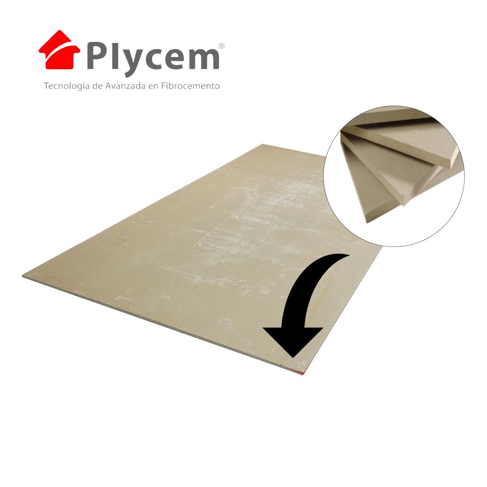 LAMINA LISA ENTREPISO AD FIBROCEM 25MM 4X8 PIE PLYSTONE 960159