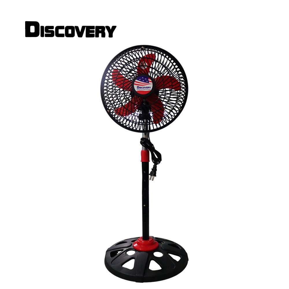 VENTILADOR PEDESTAL ROJO 10 PULG DIEZ-PG-RED