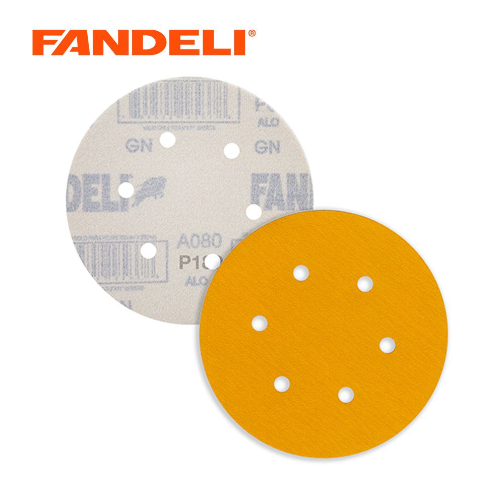 LIJA DISCO MADERA Y MASILLA FANDELI 6 PULG CON AGUJERO A080 P180