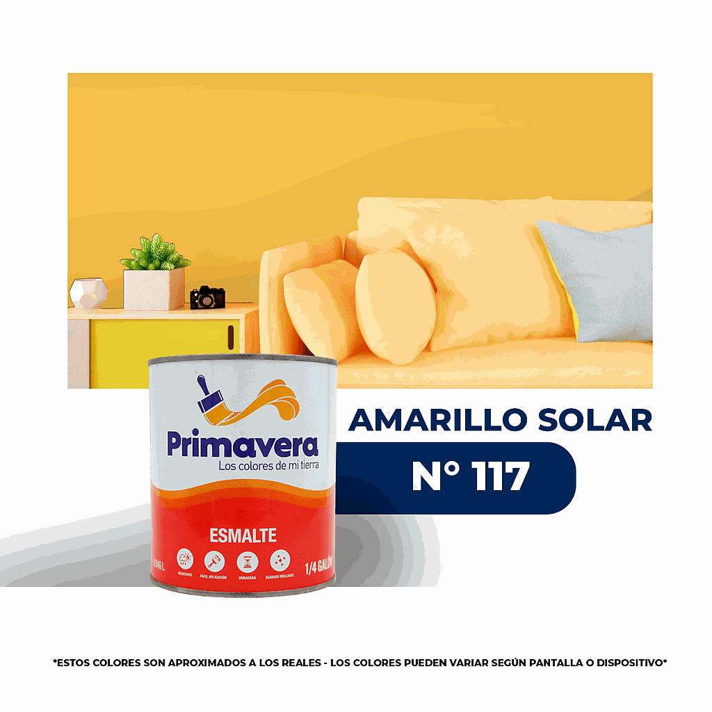 ACEITE PRIMAVERA AMARILLO SOLAR Nº 117 1/4 g (NC)