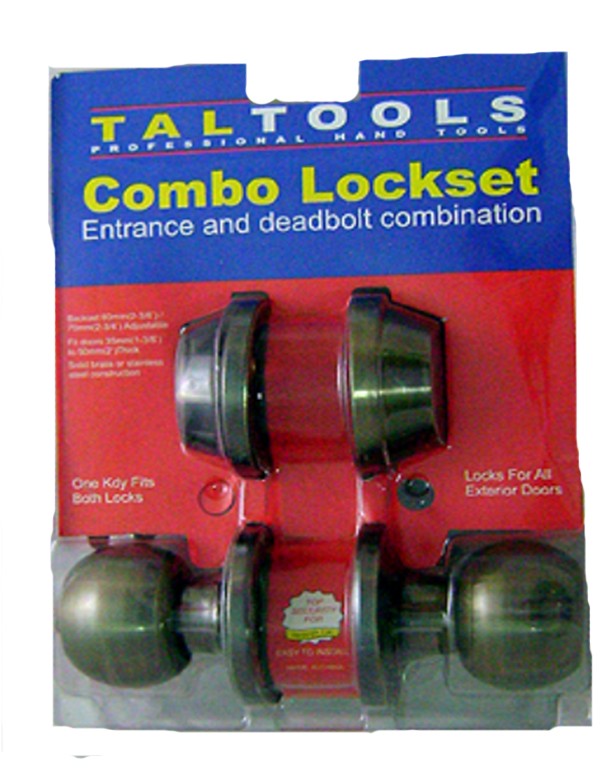 CERRADURA C/CERROJO COMBO TAL AB5441B (NC)