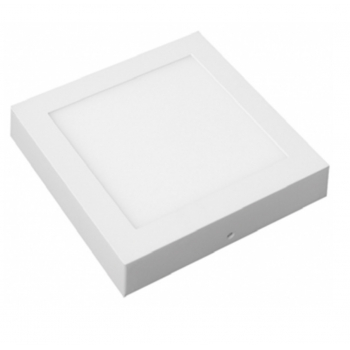 LAMPARA TECHO LED SOBREPONER CUADRADA 12 PULG 21W (NC)