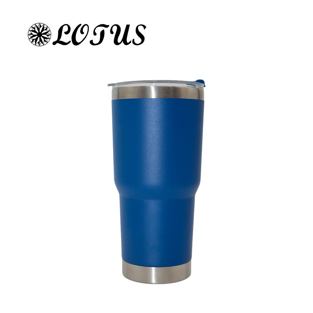 VASO TERMICO METAL AZUL SV-TH-601