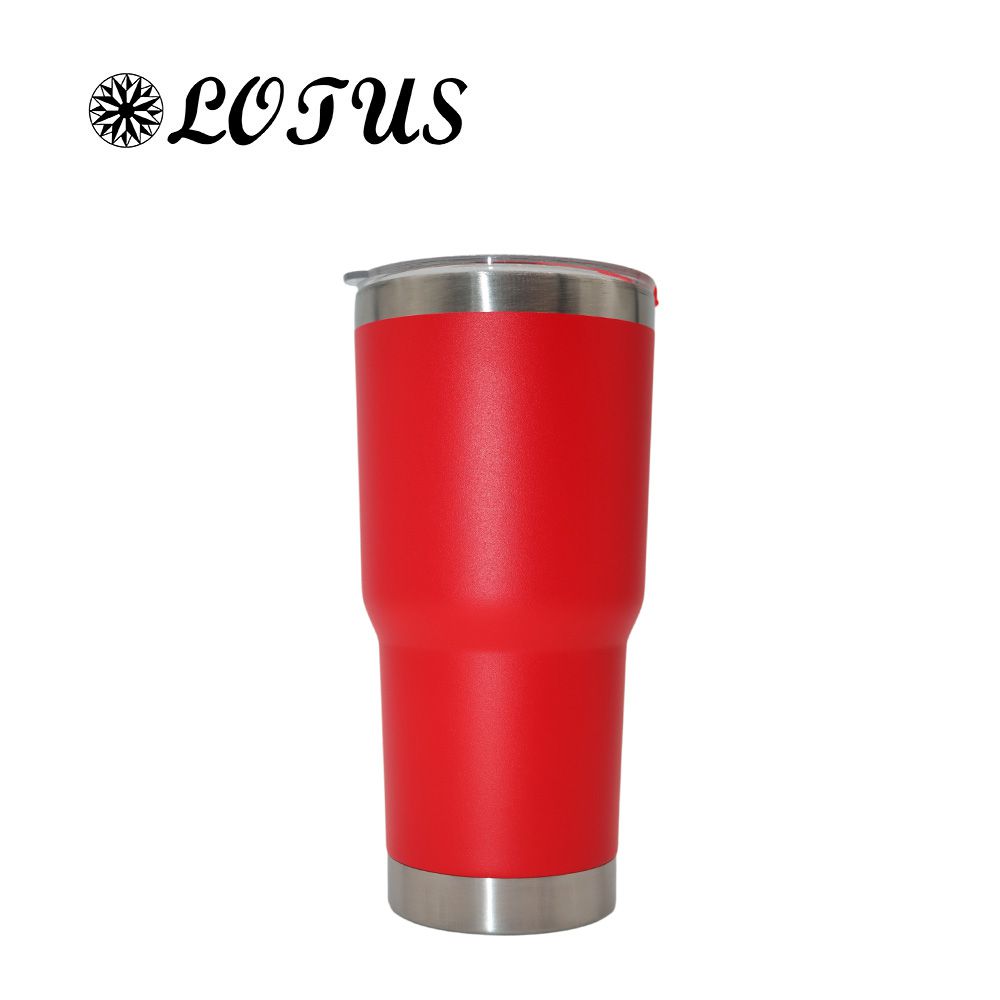VASO TERMICO METAL ROJO MATE SV-TH-648