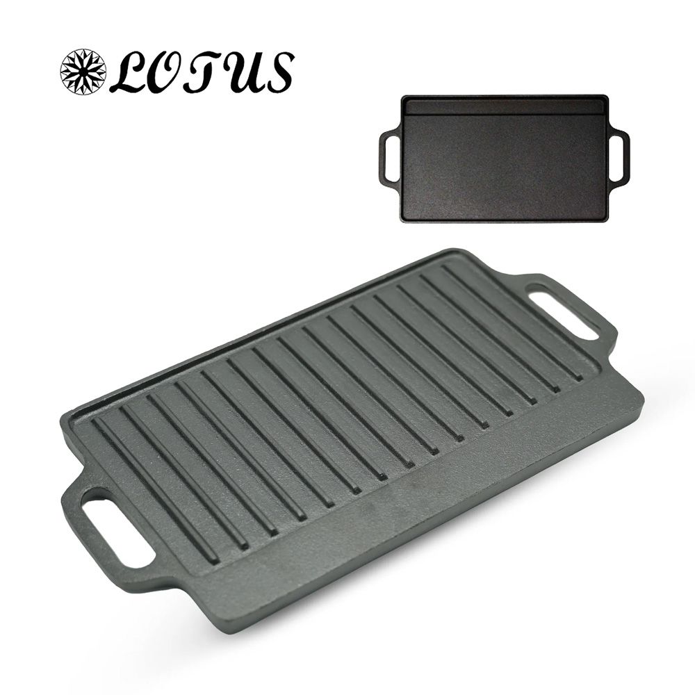 COMAL HIERRO FUNDIDO REVERSIBLE 40 x 20CM LHC-TV03