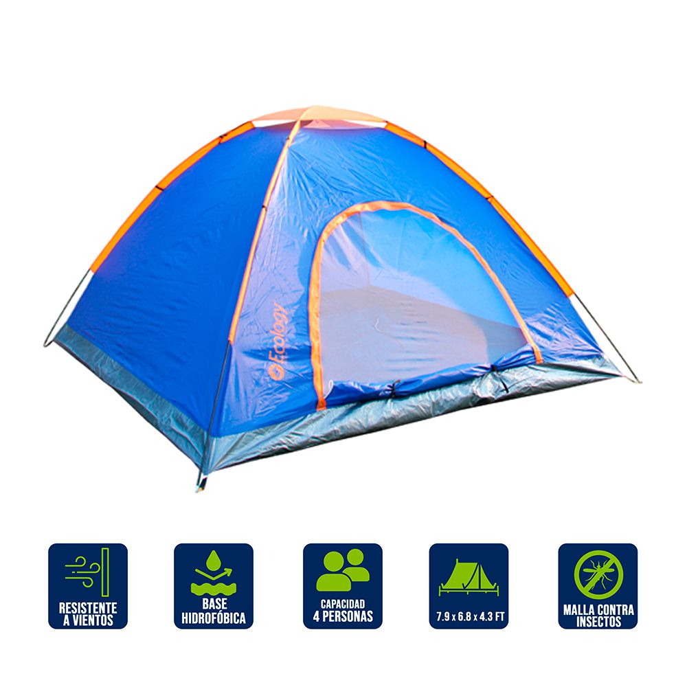 TIENDA CAMPAÑA ECOLOGY MOD. SUNSHINE 4P 11133 (DESC)