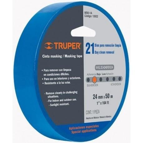 TIRROW AZUL PARA PINTAR 18MM X 3/4 PULG. 50 MTS. TRUPER 12621