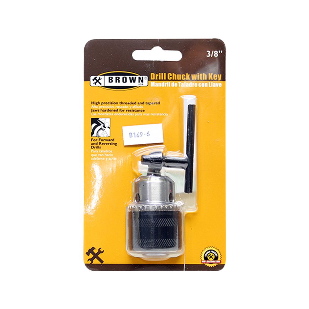 BROQUERO PARA TALADRO BROWN 3/8 PULG BRHCD0038