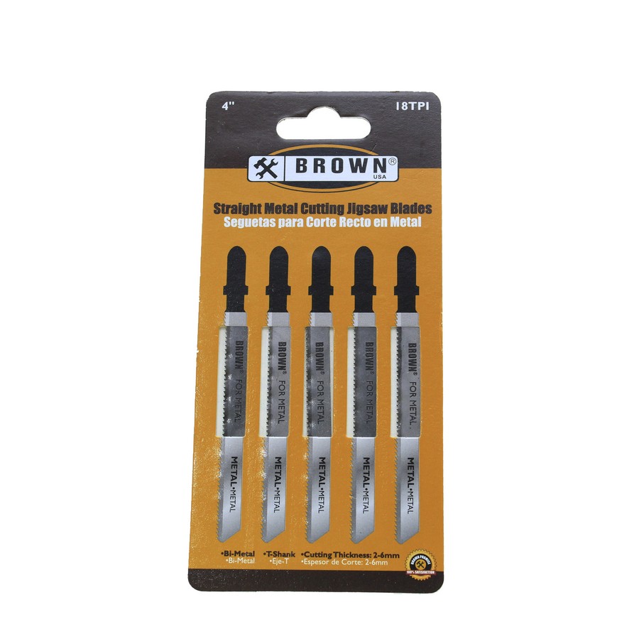 REPUESTOS CALADORA METAL 4 PULG-18D-5PCS BRJSB002