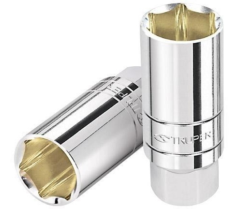 CUBO ACERO P/BUJIA 3/8 PULG. X 13/16 PULG. TRUPER 13657