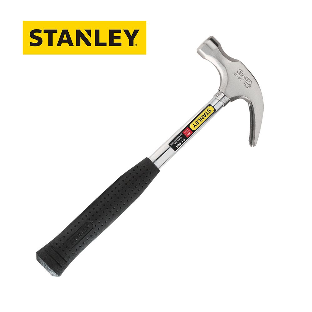 MARTILLO CARPINTERO MANGO METALICO 16OZ. STANLEY 51-081