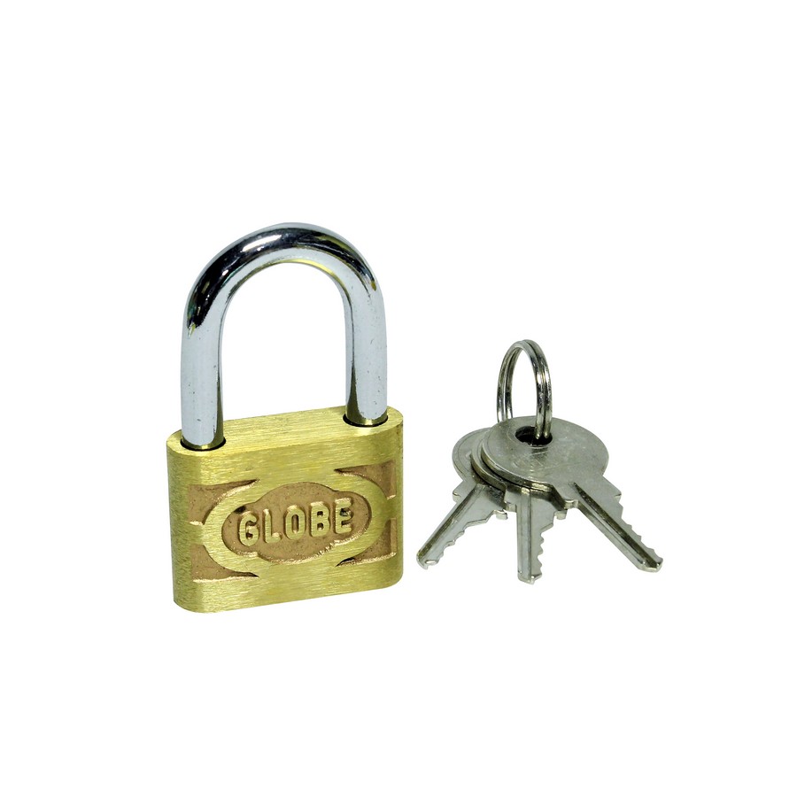 CANDADO GLOBE BRONCE 25 MM