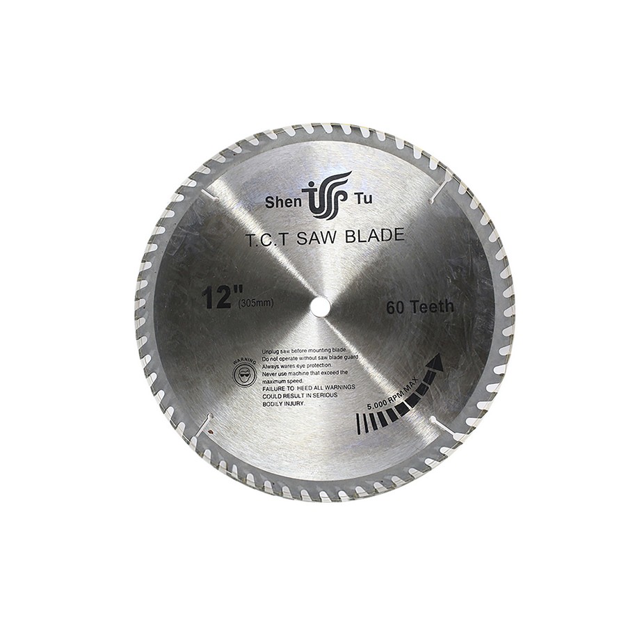 DISCO P/SIERRA CIRC. TUNGS. P/MADERA 12 X 60D X 5/8 (DESC)