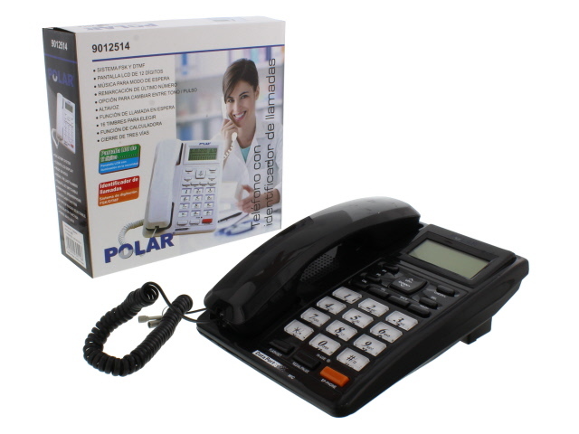 TELEFONO ALAMBRICO POLAR 982-12514