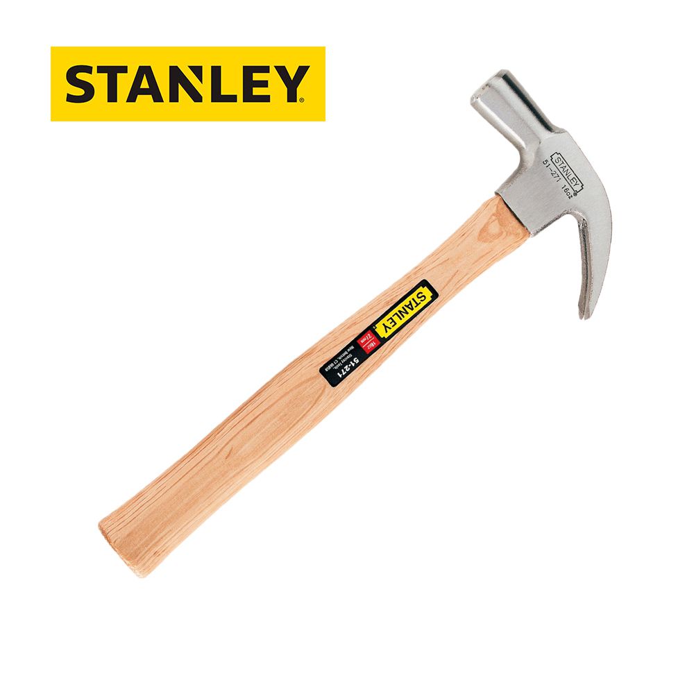 MARTILLO CARPINTERO MANGO MADERA 16 OZ. STANLEY 51-471