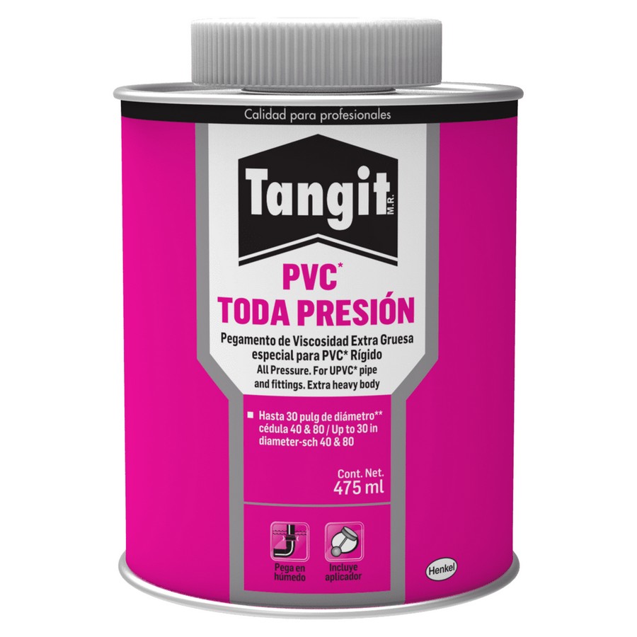 PEGAMENTO PVC TODA PRESION WET DRY LATA 475 ML. TANGIT