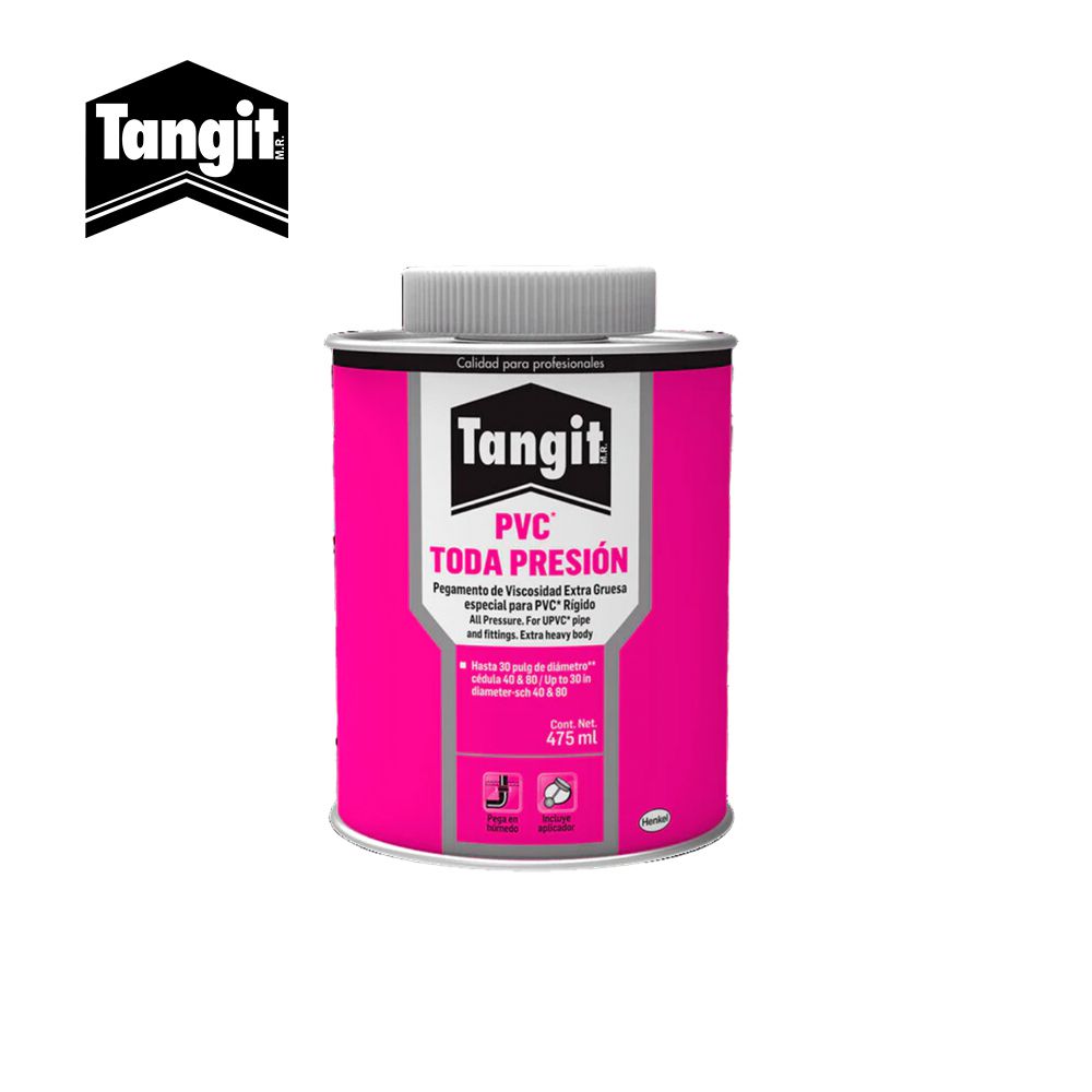 PEGAMENTO PVC TODA PRESION WET DRY LATA 475 ML. TANGIT