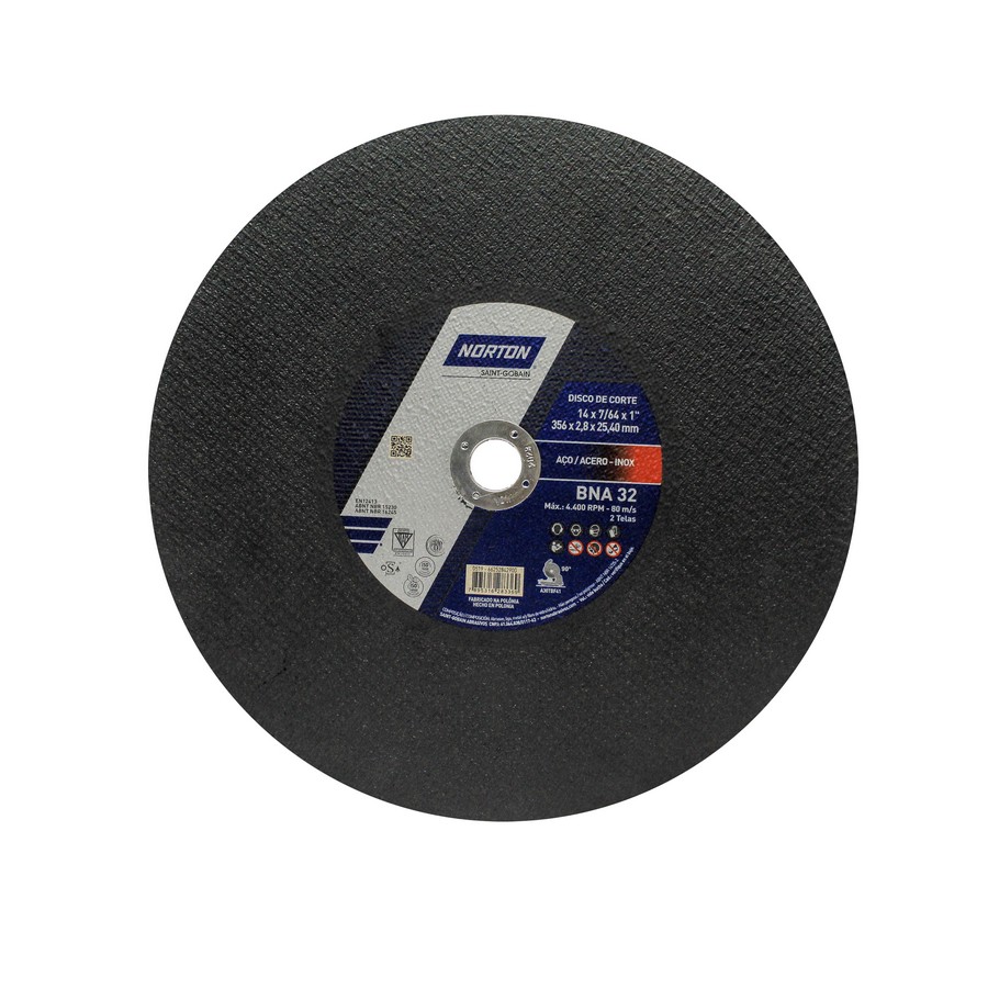 DISCO PARA METAL NORTON T41 356 X 2.38 X 25.4  BNA32