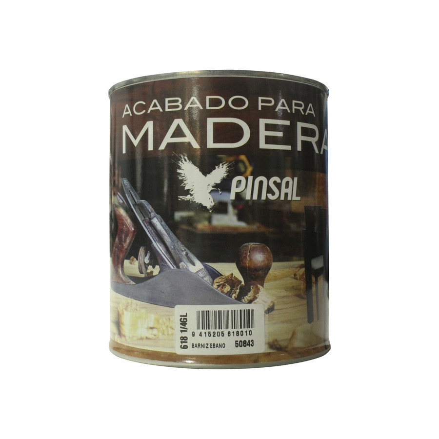 BARNIZ ALQUIDICO EBANO 1/4 PINSAL 618