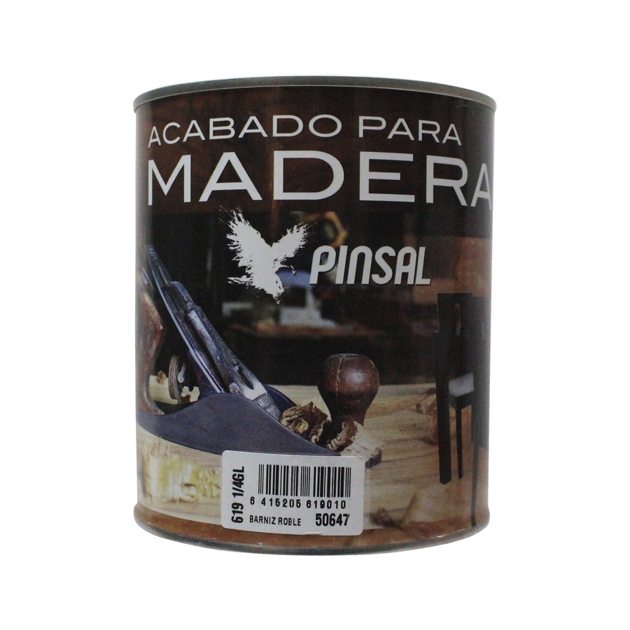 BARNIZ ALQUIDICO ROBLE 1/4 PINSAL 619
