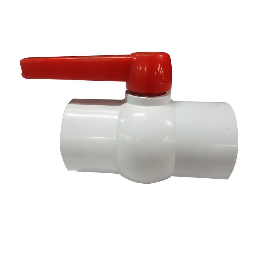 VALVULA PVC BOLA SIN ROSCA 3