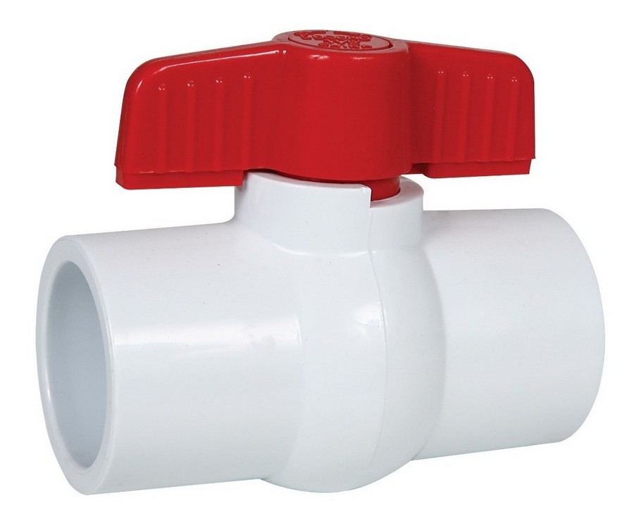 VALVULA PVC BOLA 1.1/4 SIN ROSCA