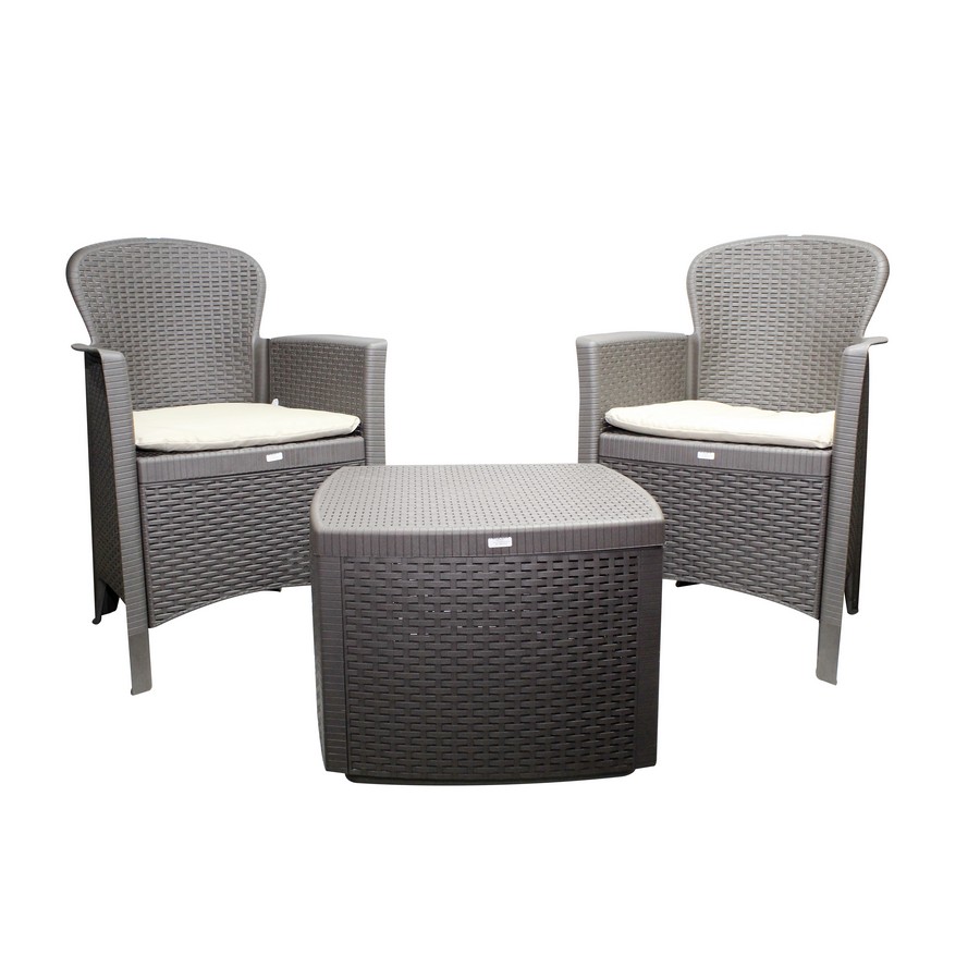 SALA P/TERRAZA 3PCS SET-TREE-MOKA (DESC)