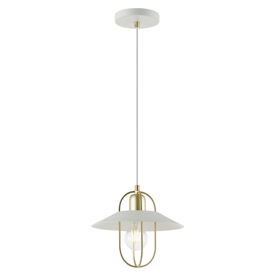 LAMPARA COLGAR D24.5XH22CMS 26840A-WH