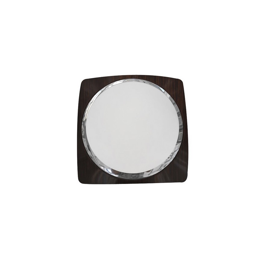 LAMPARA TECHO LED SOBREPONER CUADRADA NEGRA 100-240V 30049D-WG