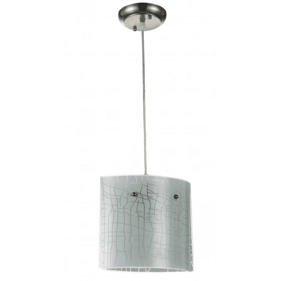 LAMPARA COLGAR CILINDRO BLANCO 9.5X24CMS 26375A