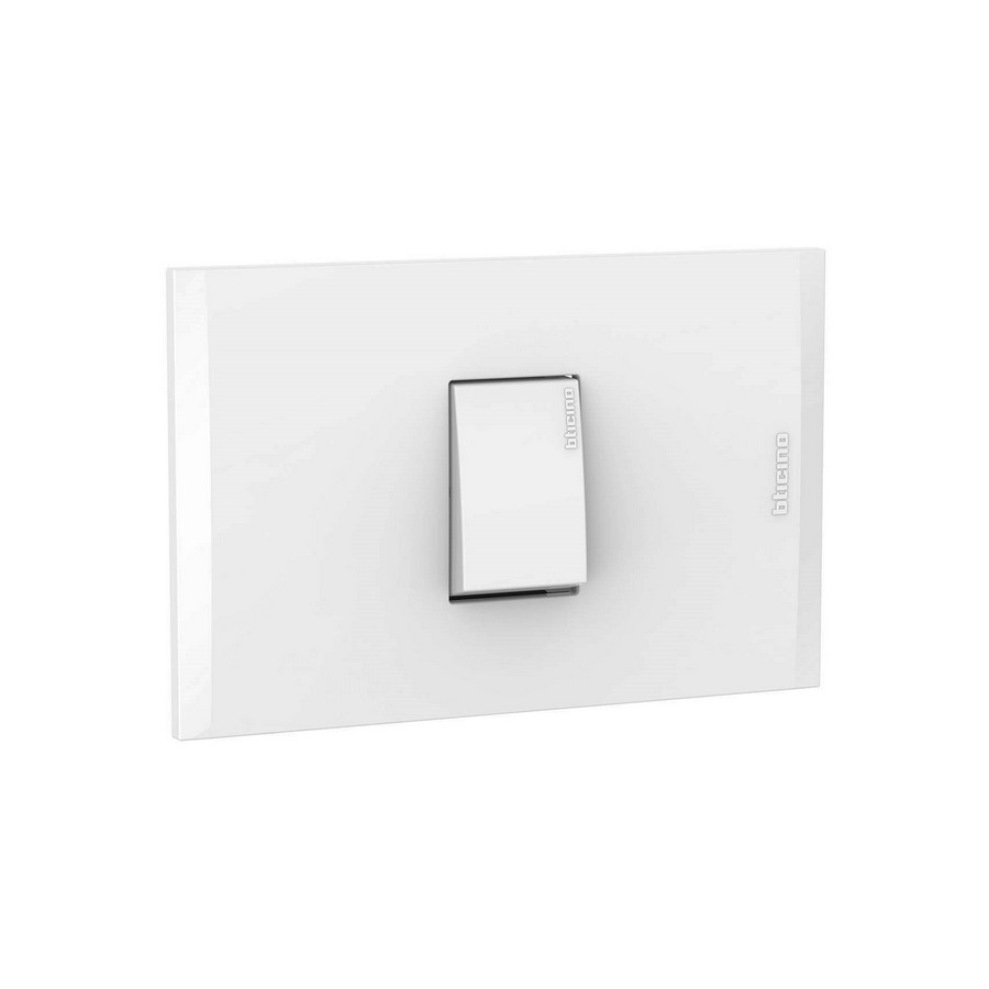 SWITCH SENCILLO CAMBIO INTEGRADO 3V. BLANCO NOBILE AF2101EB