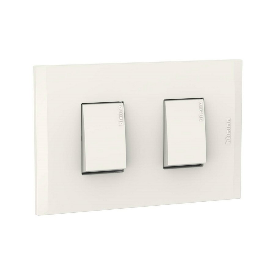 TOMA DOBLE POLARIZADO INTEGRADO MARFIL NOBILE BTICINO AF2228EM