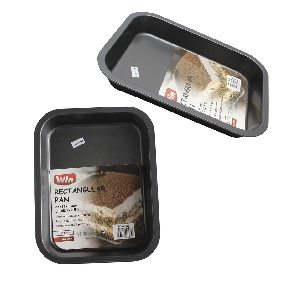 BANDEJA RECTANGULAR PARA HORNEAR 9 PULG WIN-0550