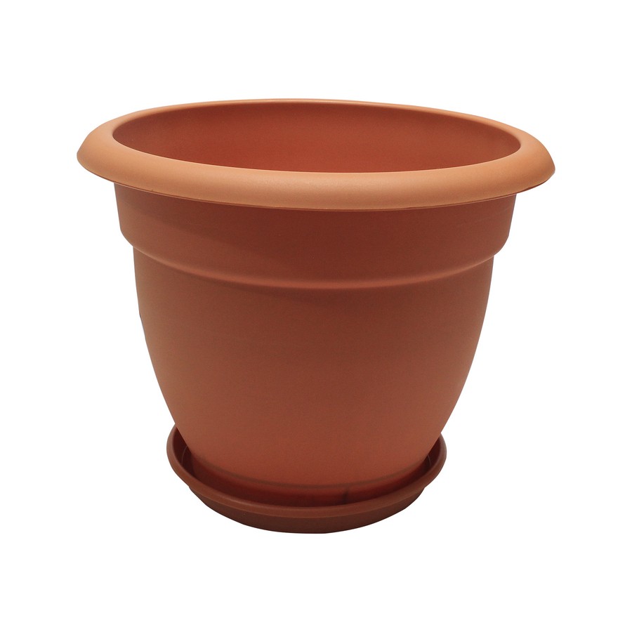 MACETERO PLASTICO CON BASE 35X34 CMS DHALIA-17