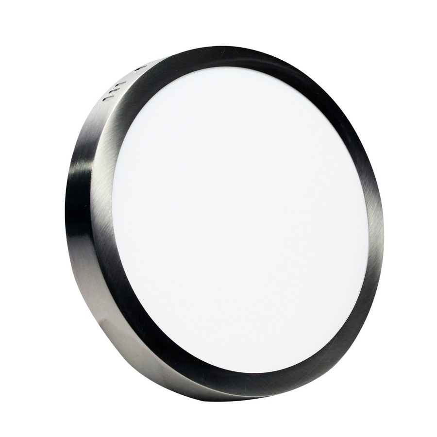 PANEL LED SOBREPONER REDON. LUZ BLANCA 12W A105-PB002R-12W-N