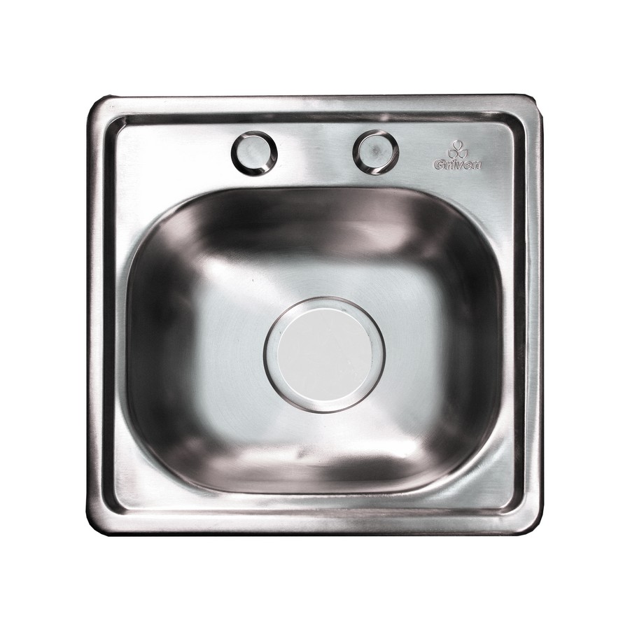 FREGADERO ACERO INOX 1 DEP 15X15X6 PULG A367-3838/P-11186
