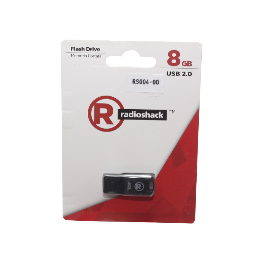 MEMORIA USB 2.0 FLASH DRIVE 8GB RADIOSHACK 4401110