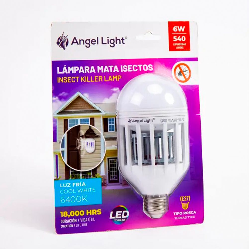 BOMBILLO LED 6W C/EXTERMINADOR INSECTOS A105-LMSK-6W