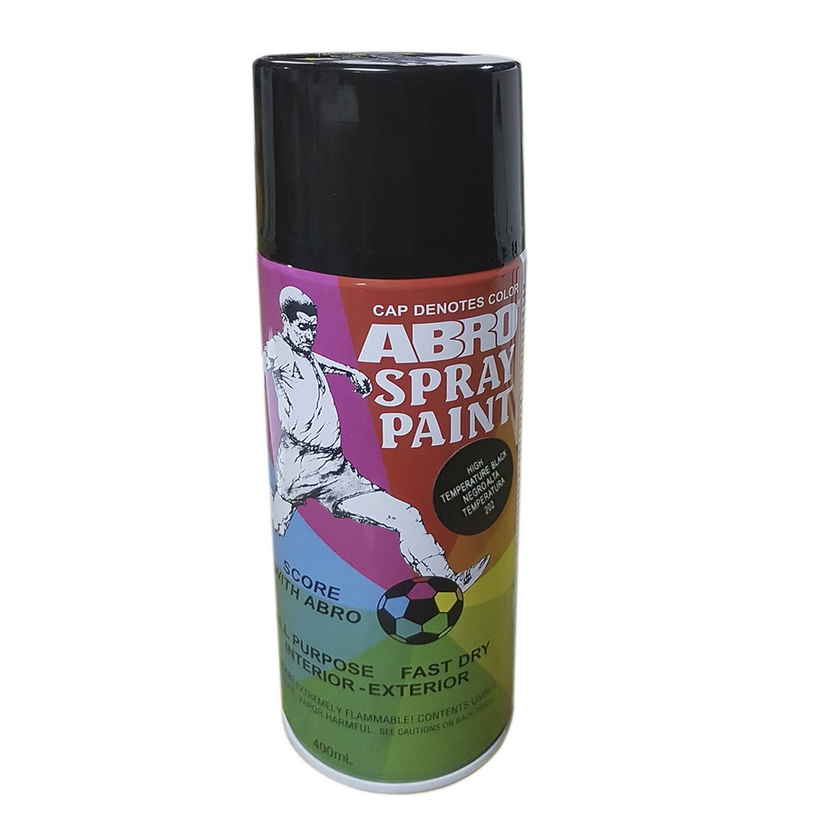 SPRAY NEGRO ALTA TEMPERATURA 202C ABRO