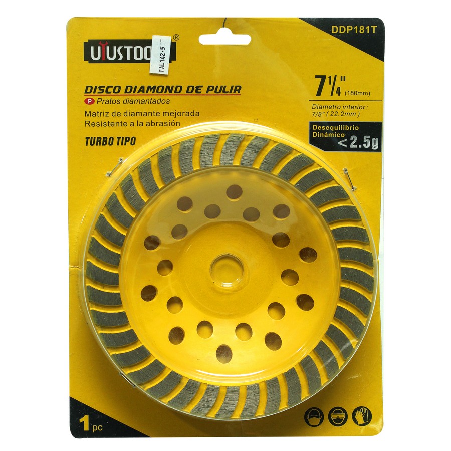 DISCO DIAMANTE PULIR TURBO 7 1/4 DDP181T