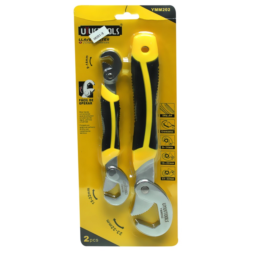 LLAVE PARA FONTANERO (2PCS) HM-2315/YMM202
