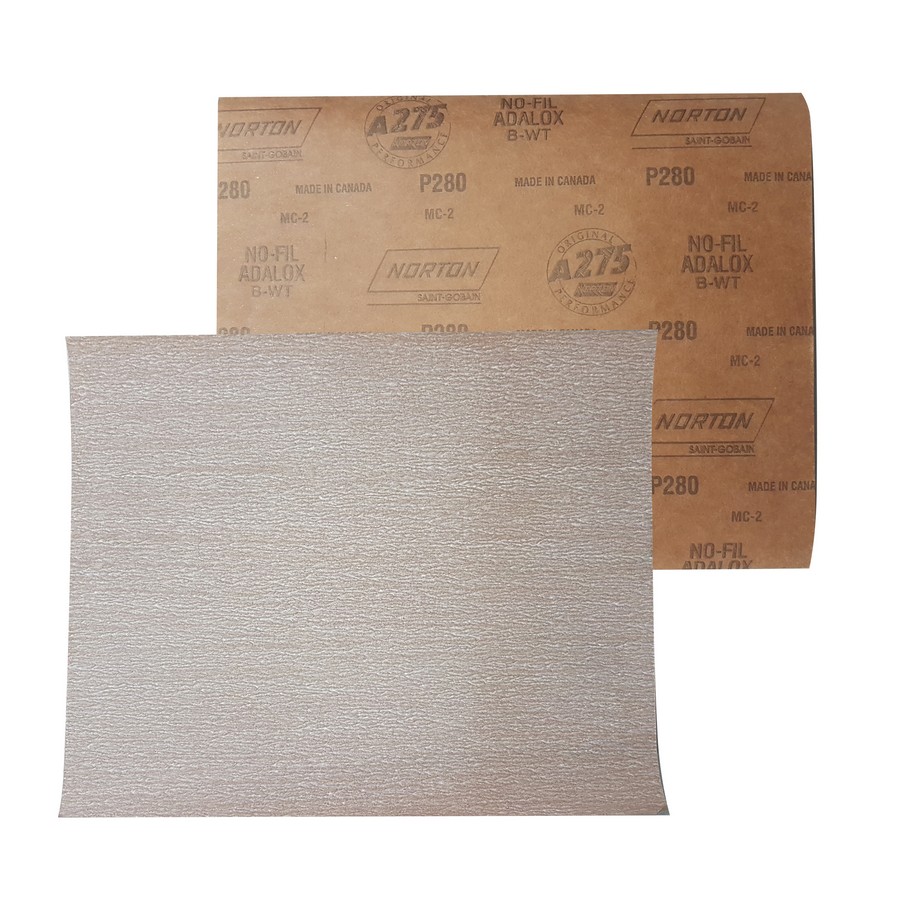 LIJA P/MADERA Y PINTURA AUTOMOTRIZ NORTON A-275 Nº 280