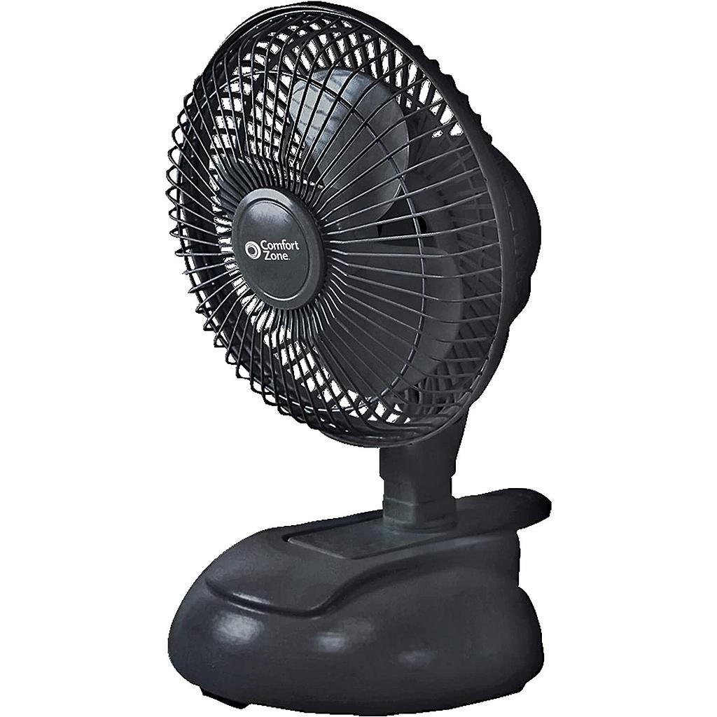 VENTILADOR 6 PULG CLIP Y ESCRITORIO NEGRO CZ6XMBK (DESC)
