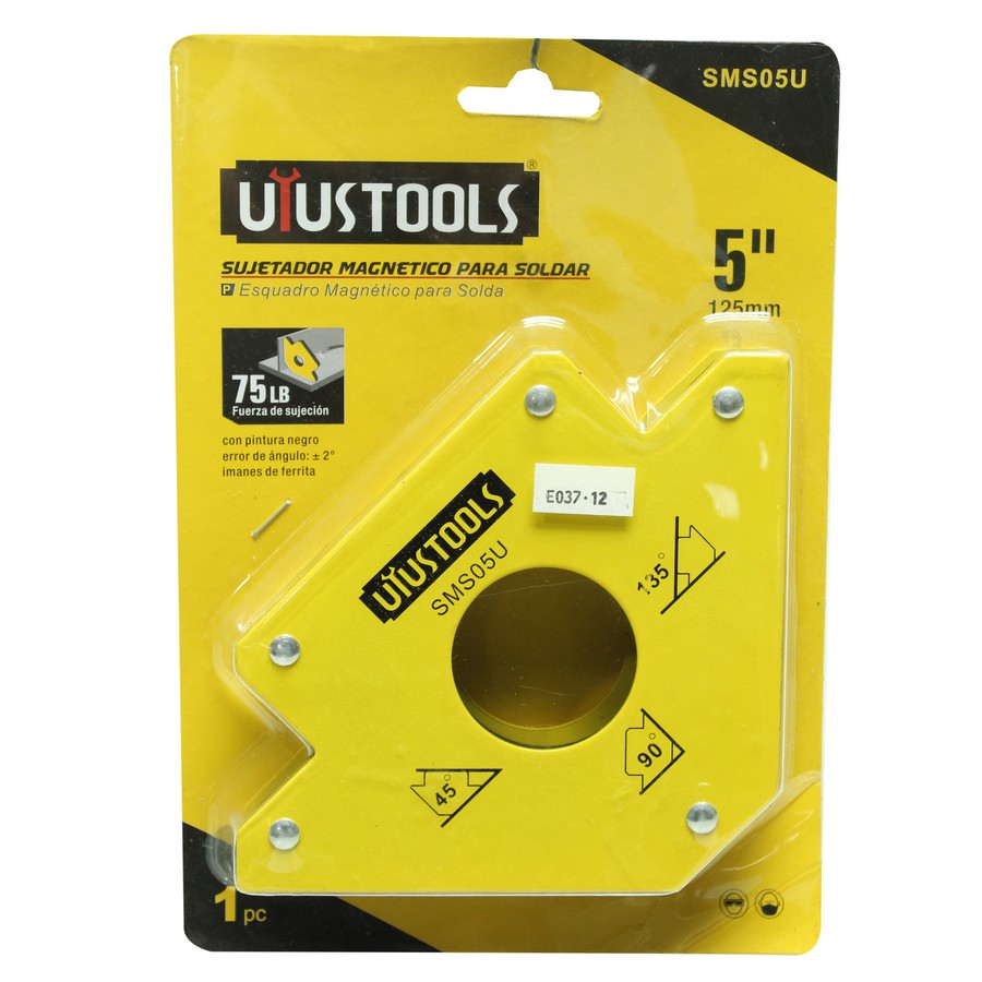 ESCUADRA MAGNETICO P/SOLDAR 5PULG/75LB UYU SMS05U