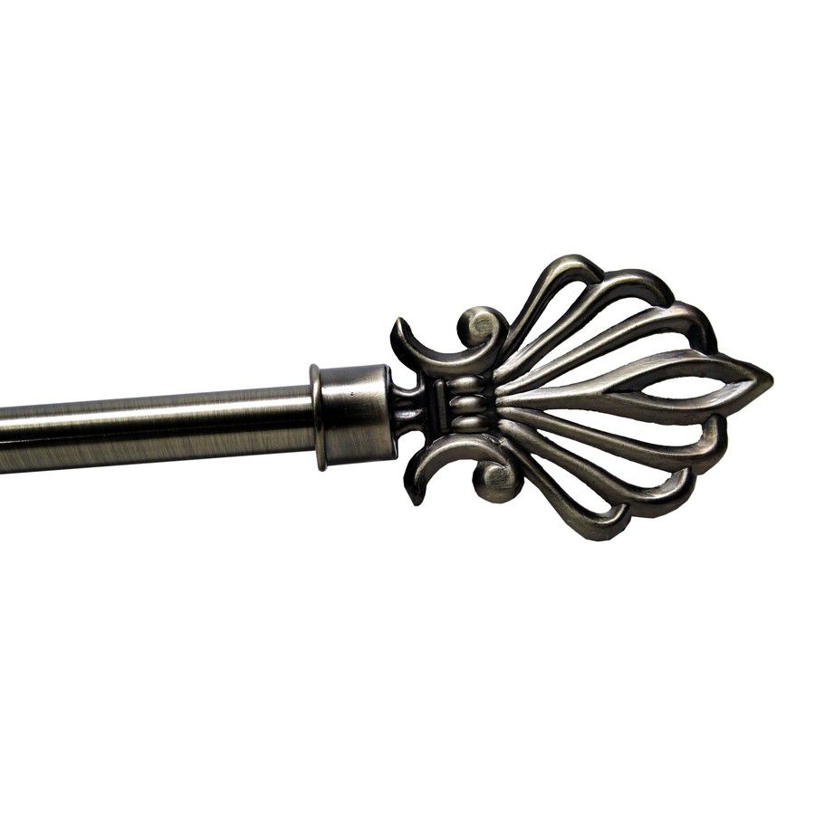 CORTINERO METALICO 24 PULG - 48 PULG ANTIQUE BRASS ROD-C-316